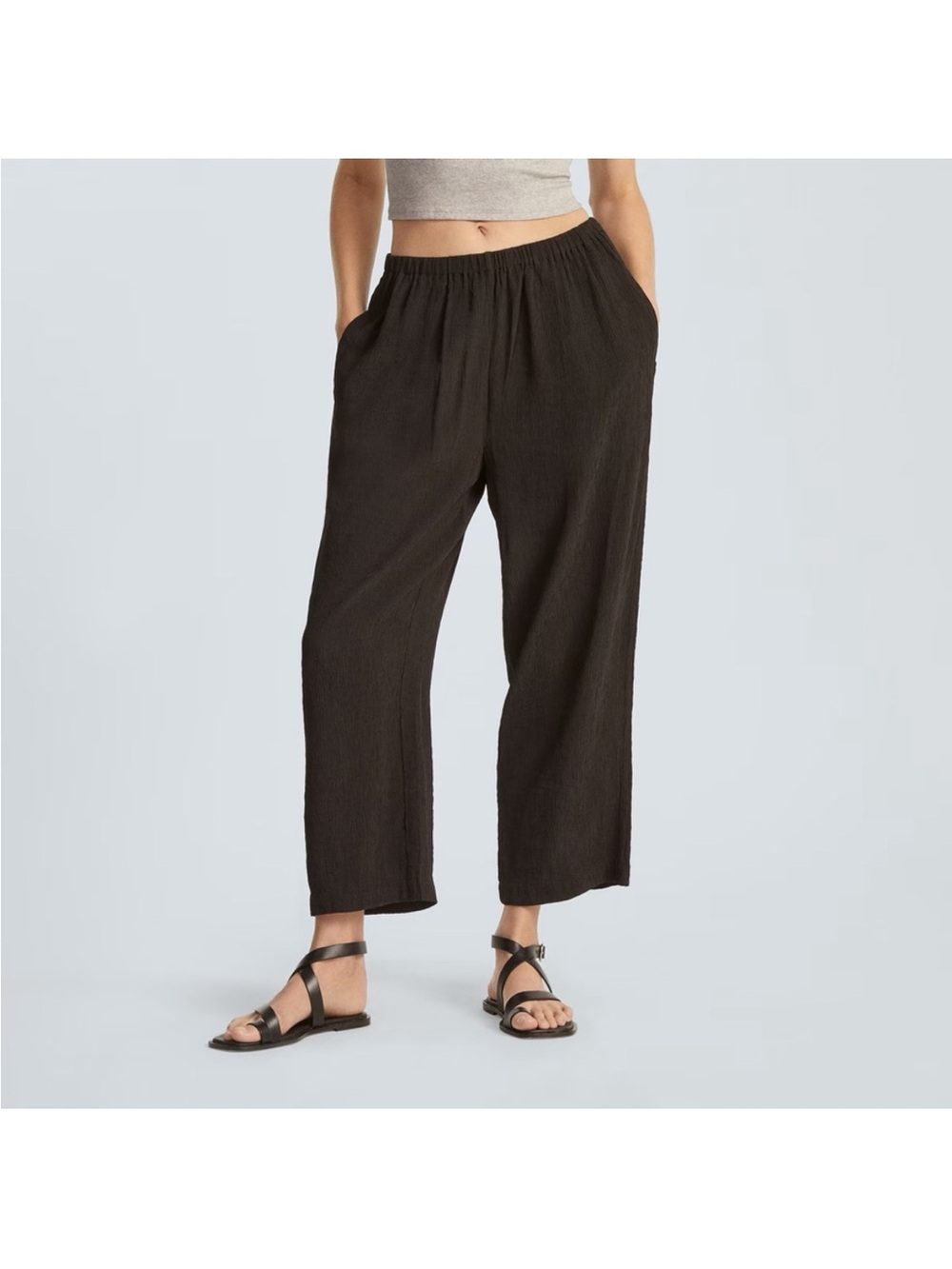 NEW Everlane The Naia Ripple Pant lounge beach small